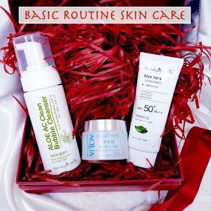 Basic routine skin care