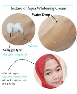 texture Aqua whitening cream