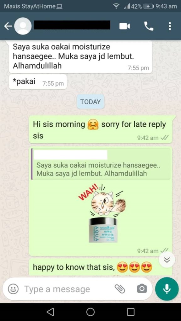 Suka Guna Muka Jadi Lembut Hansaegee Nature Malaysia