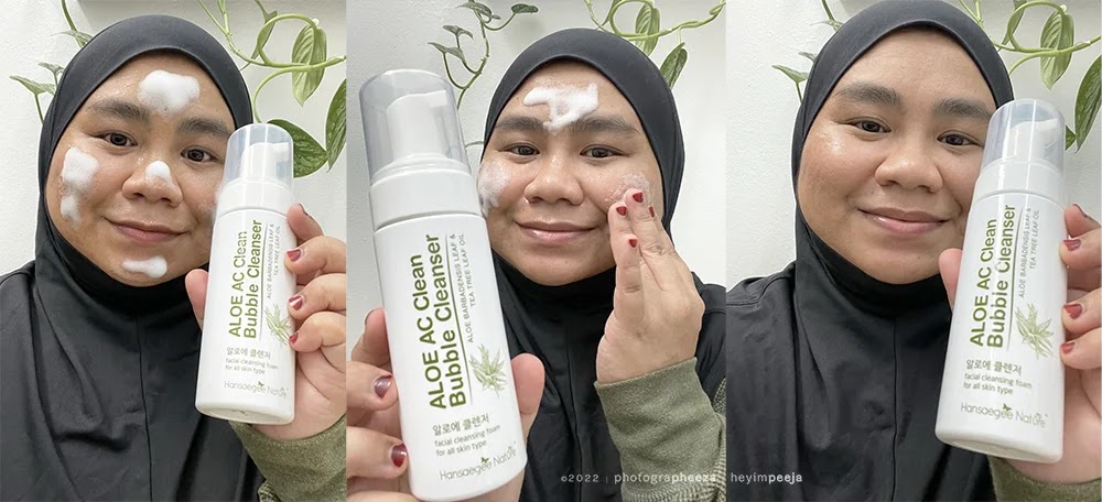 Pencuci Muka Aloe Bubble Cleanser Hansaegee Nature Jadikan Kulit Muka Lebih Bersih Dan Lembap