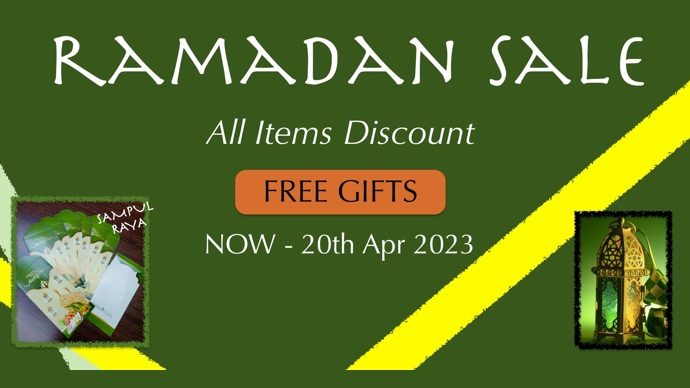 Ramadan SALE + Sampul raya March 27032023